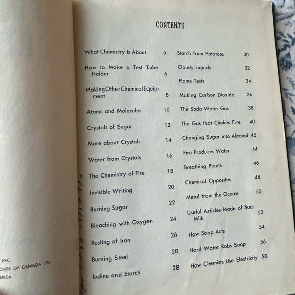 1940s Chemistry book for elementary school library - “Fun With Chemistry“ - Picture 6 of 10